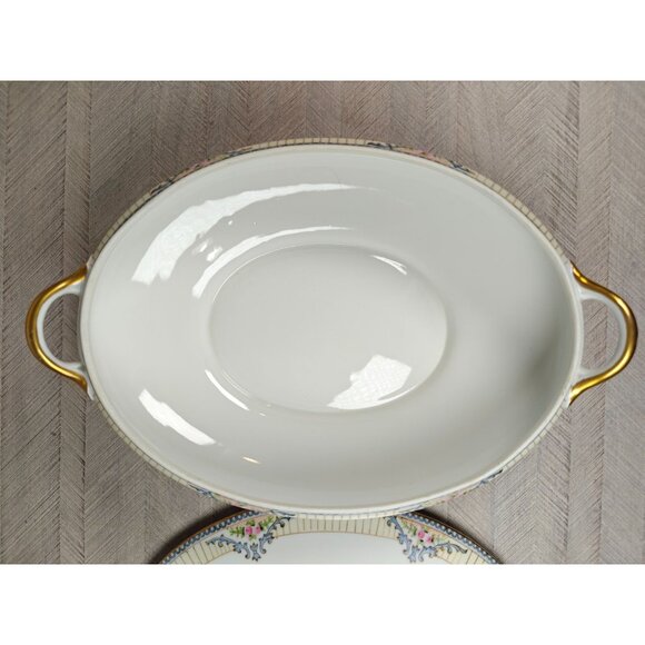 Vintage Noritake Savoy Covered Vegetable Bowl Tureen Casserole Serving Dish - Picture 8 of 10